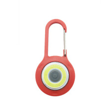 (Red) Motorcycle Riding Bag Backpack Hang LED Warning Signal Alarm Light Safety With Button Battery