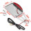 Motorcycle License Plate LED Tail Light Horizontal SidE-mount Bracket For Harley 5