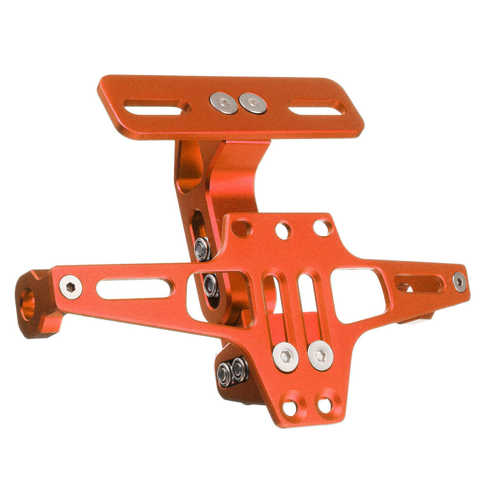 () Motorcycle Rear License Plate Mount Holder With Turn Signal For Honda For Kawasaki Z750 Z800 For Yamaha Mt07 Mt09 Mt10 R1 3 Orange/Light 4962949999233