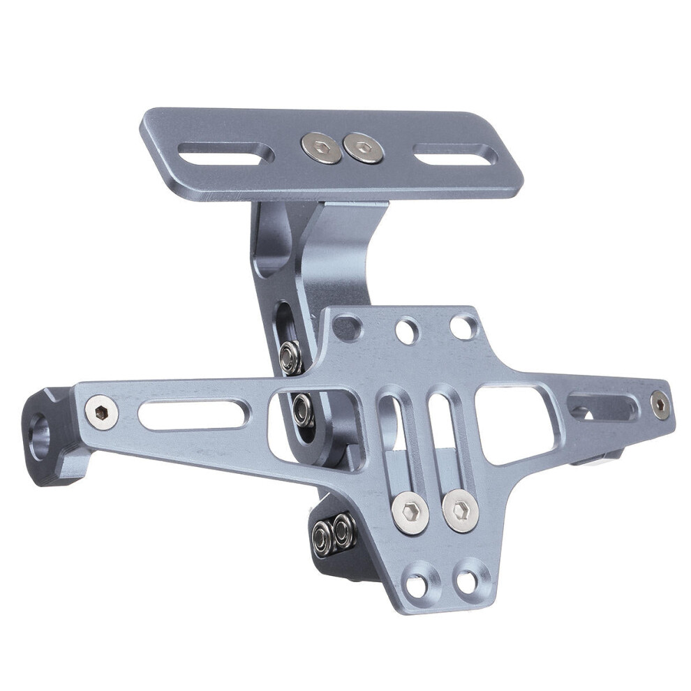 (Titanium) Motorcycle Rear License Plate Mount Holder With Turn Signal For Honda For Kawasaki Z750 Z800 For Yamaha Mt07 Mt09 Mt10 R1 3 Light 4962949999240