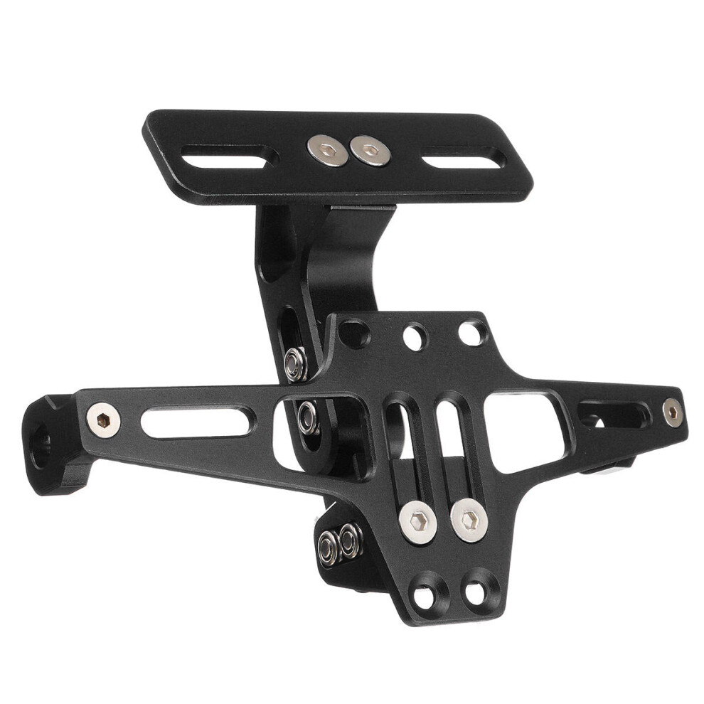 () Motorcycle Rear License Plate Mount Holder With Turn Signal For Honda For Kawasaki Z750 Z800 For Yamaha Mt07 Mt09 Mt10 R1 3 Black/Light 4962949999257