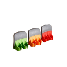 (Orange) Two Finger Planer Fruit Peeler Anti-cut Hand Kitchen Creative Stainless Steel Paring Knife