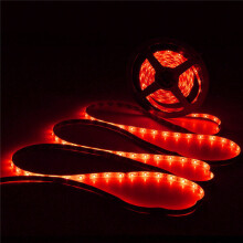 (Red) Wireless Waterproof LED Strip Light 16FT 12V 5M 300LED For Motorcycle Boat Truck Car SUV