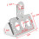 Taillight SidE-mount Bracket Motorcycle License Plate For Harley Chopper 5