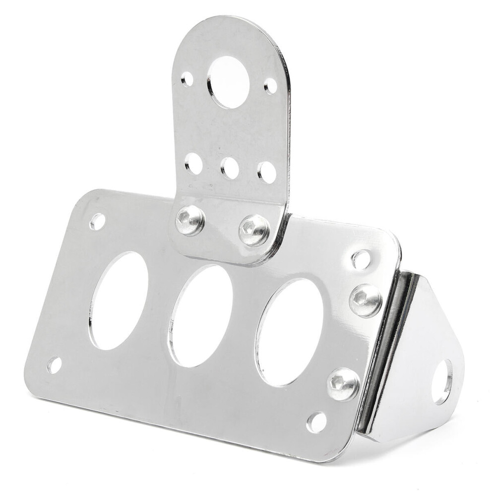 Taillight Side-Mount Bracket Motorcycle License Plate For Harley Chopper 4962949998670