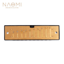 10 Holes Harmonica Reed Replacement Reed Plates Key Of C Brass Reed Unfinished Harmonica Comb Woodwind Instrument Parts