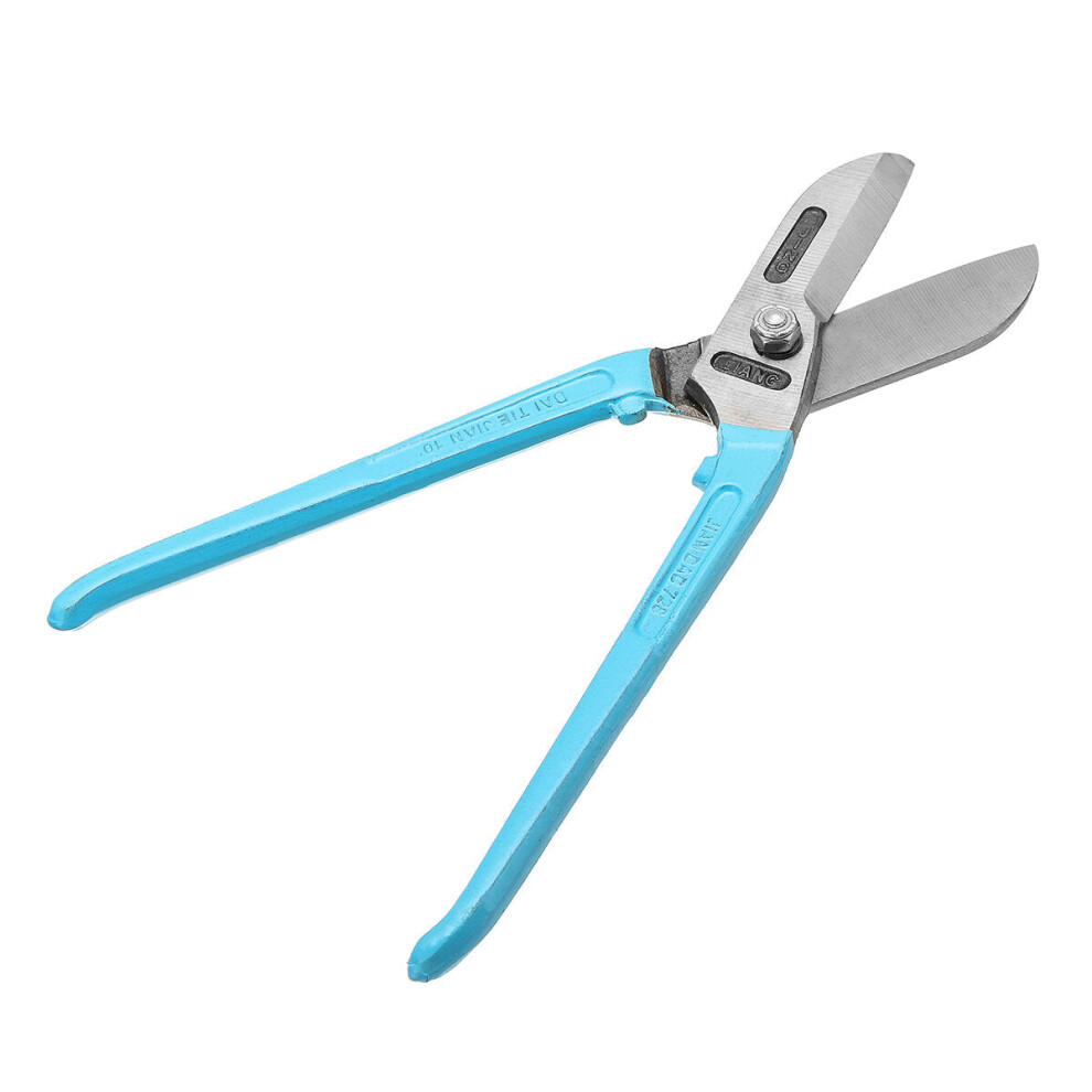 (10 Inch) Straight Tin Snips Shears Metal Aluminum Tin Cutter for Cutting Aluminum Thin Metal Sheets