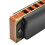 (F) 10 Hole Blues Harmonica A B C D E F G Key Black 8