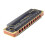(C) 10 Hole Blues Harmonica A B C D E F G Key Black 5