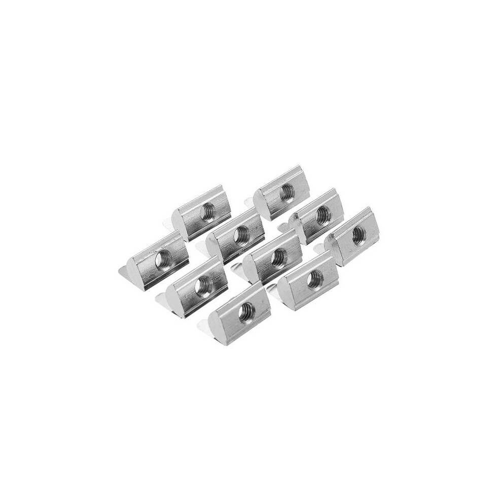 10Pcs 3030 M6 Shrapnel Nut Block Elastic Nut Eu Standard For 3030 Aluminum Profile 9078193479904