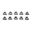 10pcs 11IR A55 Internal Thread Carbide Internal Lathe Insert For Turning Tool Holders 3