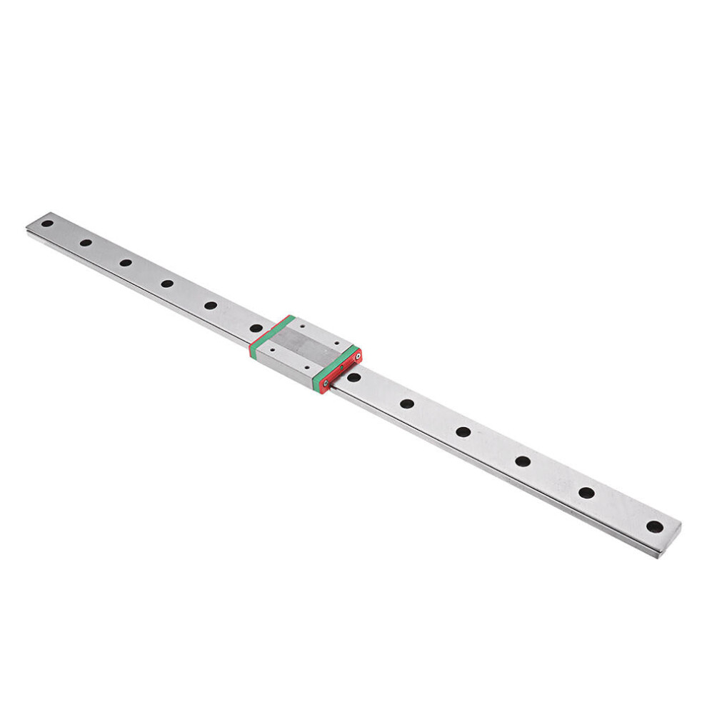 (400mm) 100-1000mm Linear Rail Guide with MGW12H Linear Sliding Guide Block CNC Parts