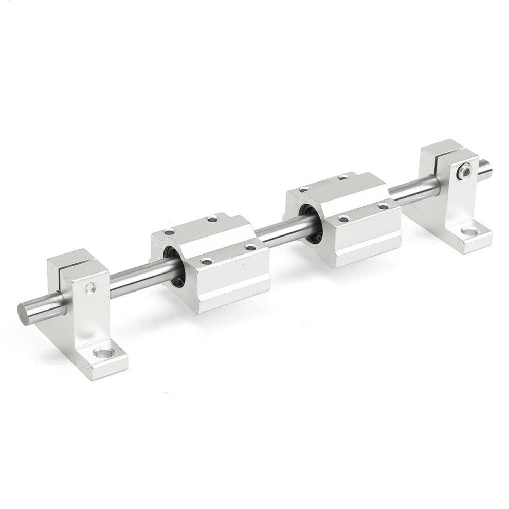 (400Mm) 10Pcs 8Mm Diameter 200-800Mm Linear Rail Shaft Rod With Bearing Guide Support And Scs8uu Bearing Block Cnc Parts 9078193539202