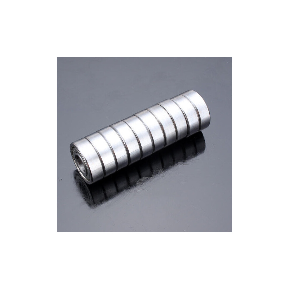 10Pcs 10X19x5mm Steel Sealed Shielded Deep Groove Ball Bearing 6800Zz 9078193502428