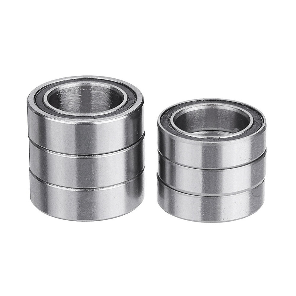 (15Mm) 10Pcs 6700-2Rs 10X15x4mm 10X16x5mm Miniature Double Rubber Seal Deep Groove Ball Bearing 9078193485486