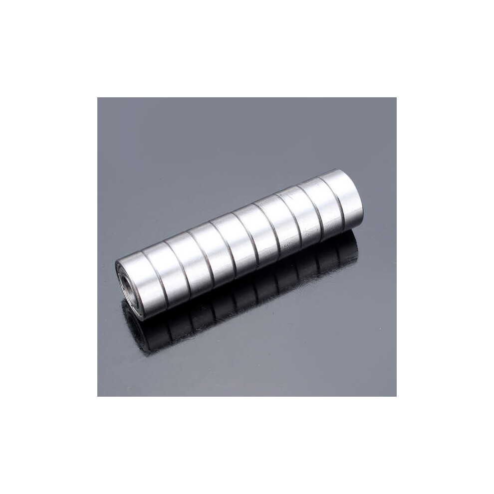 10Pcs 8X19x6mm Steel Sealed Shielded Deep Groove Ball Bearing 698Zz 9078193502466