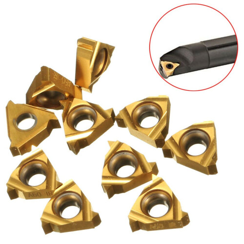 10pcs 11IR A60 Carbide Insert Internal Threading Insert For Turning Tool Holder Boring Bar 2