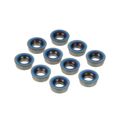 10pcs Blue Nano HRC52 RPMW1003MO NB7010 Carbide Inserts Turning Tool Inserts for Milling