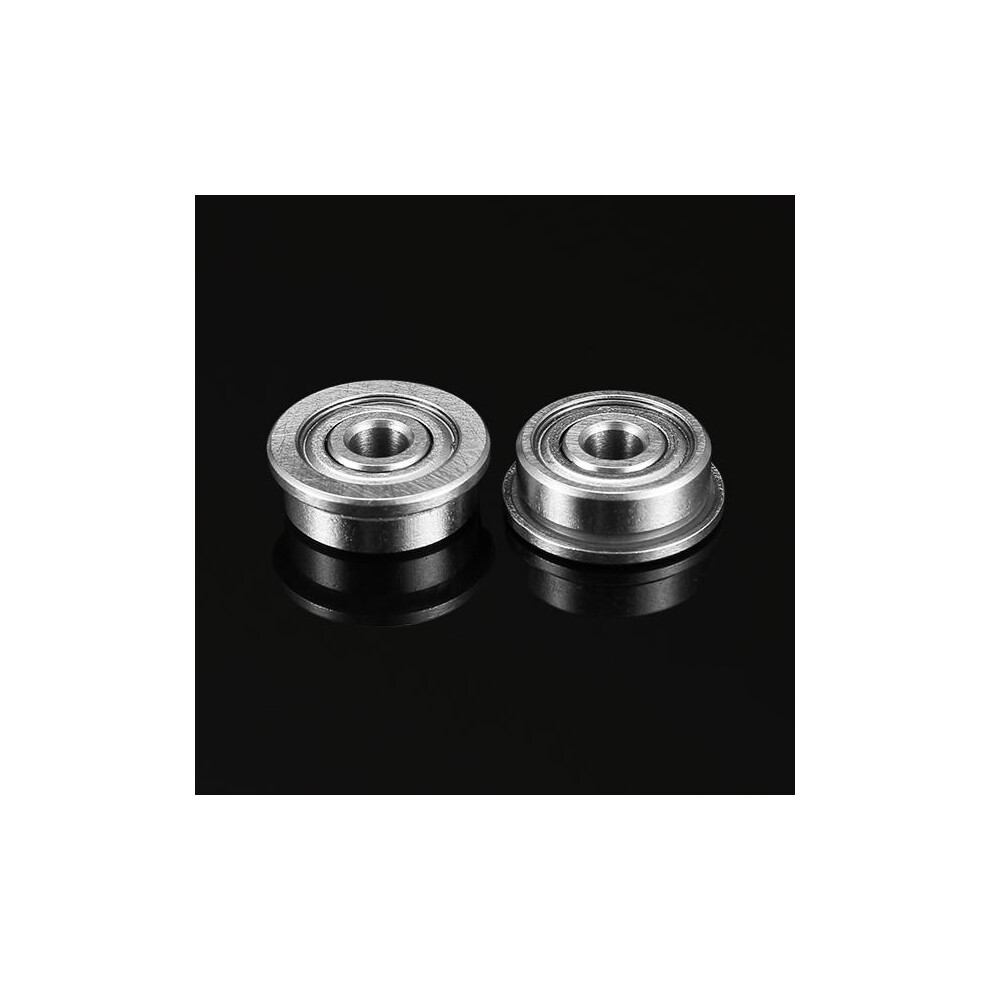 10Pcs F623zz Flange Bushing Ball Bearings 3X10x4mm Mini Deep Groove Flange Ball Bearing 9078193535167