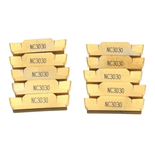 10pcs MGMN500-M NC3030 Inserts CNC Lathe Blade 2