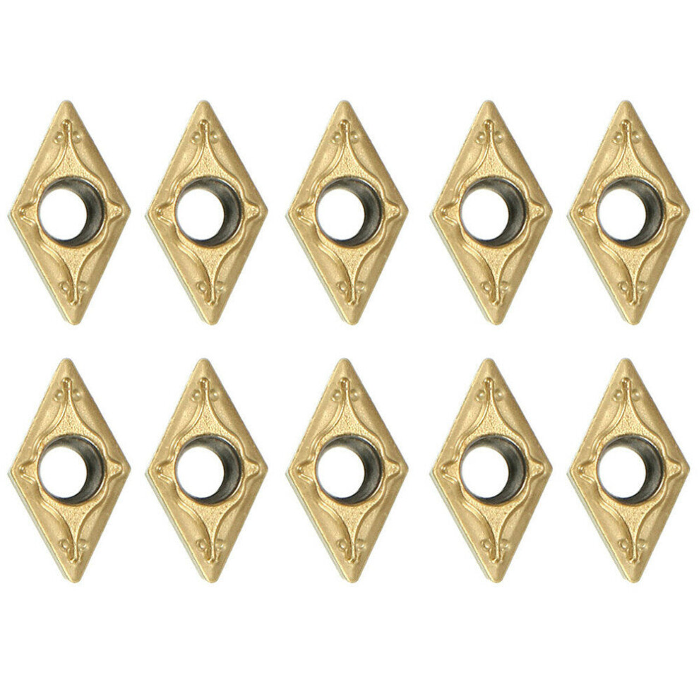 10Pcs Dcmt070204 Us735 Dcmt21.51 Carbide Inserts For Lathe Turning Tool 9078193540390
