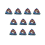 10pcs HRC45 Blue Nano 11IR A60 Carbide Insert Internal Threading Insert for Turning Tool 2