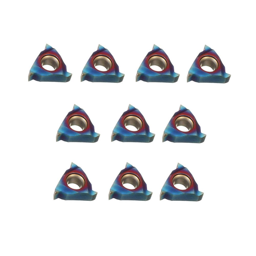 10pcs HRC45 Blue Nano 11IR A60 Carbide Insert Internal Threading Insert for Turning Tool 1