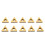 10pcs TCMT 16T304 Carbide Inserts Triangular Tungsten Steel Carbide Inserts For Turning Tool 10