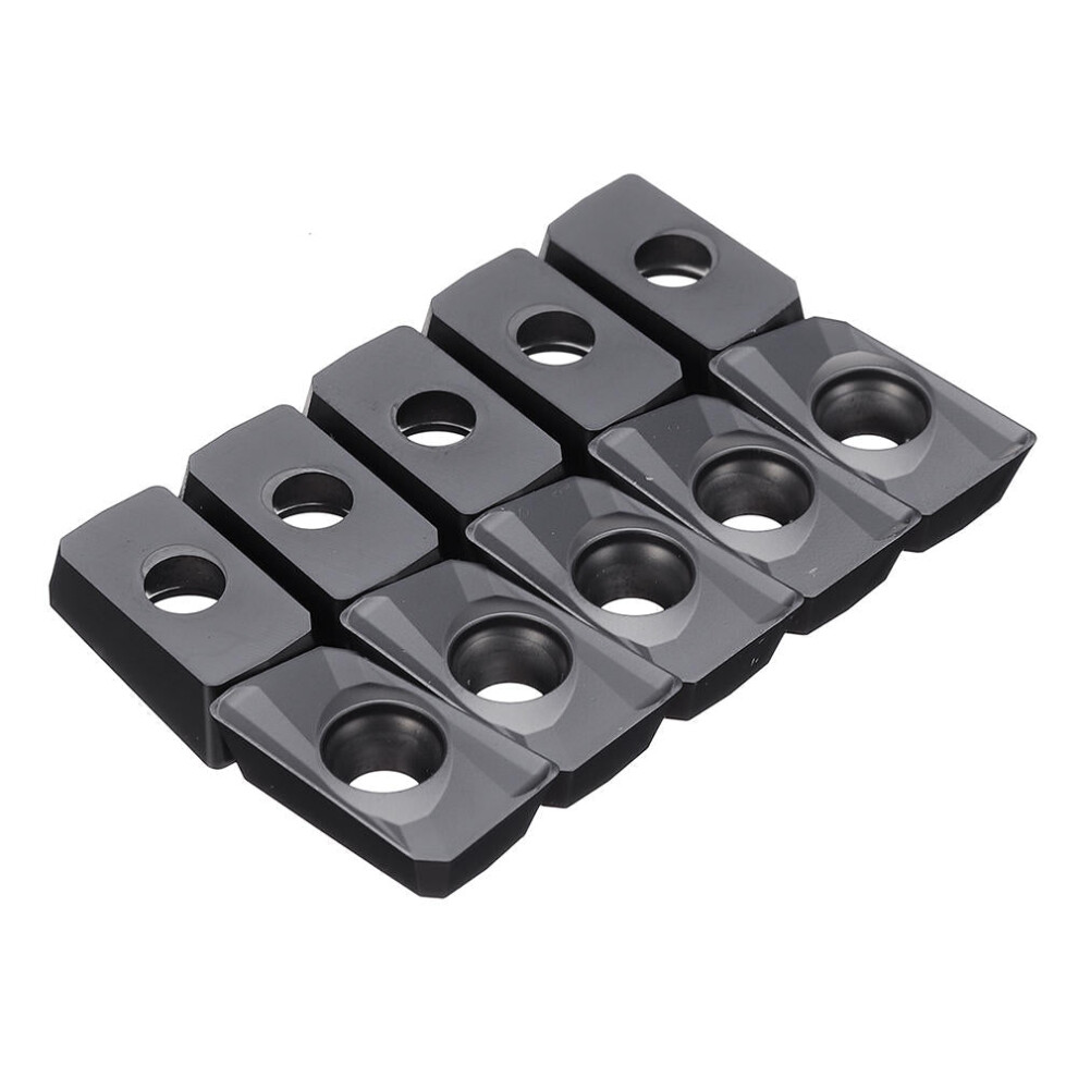 (APMT1604) 10pcs HRC52 RPMW1003/RDMT1204/APMT1135/APMT1604 Carbide Insert For Face Mill Cutter CNC Turning Tool