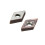 10pcs DCMT070202 Carbide Inserts for SDJCR1010H07 Turning Tool Holder 10