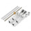 15pcs 400mm Optical Axis Guide Bearing Housings Linear Rail Shaft Support Screws Set 2