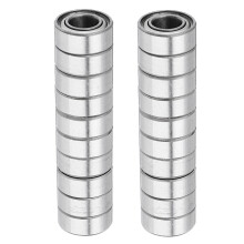 20Pcs 5x10x4mm Metal Sealed Shielded Deep Groove Ball Bearing MR105ZZ