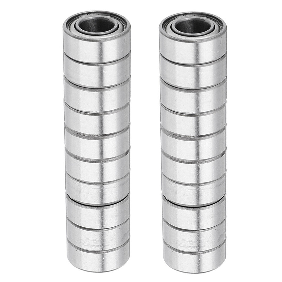 20Pcs 5X10x4mm Metal Sealed Shielded Deep Groove Ball Bearing Mr105zz 9078193535082