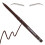 Lilyz Waterproof Twist Eyebrow Pencil ~ Dark Brown 1