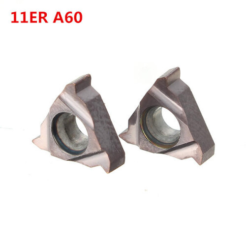2pcs 11ER A60 Carbide Threading Inserts External Turning Tool Holder Inserts 1