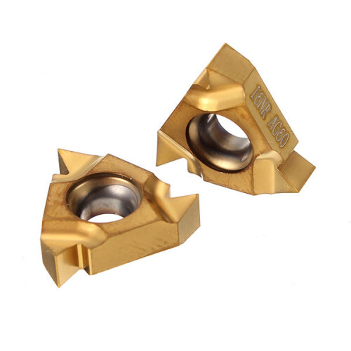 2pcs 16NR/16IR AG60 Carbide Inserts Internal Thread 60 Degree CNC Blade 1