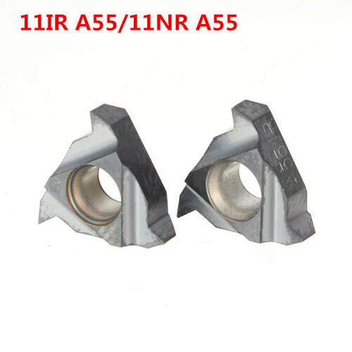 2pcs 11IR A55 / 11NR A55 Carbide Threading Inserts Internal Turning Tool Holder Inserts 1
