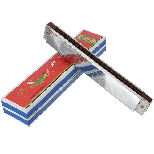 28 Holes C Key Octave Harmonica Wide Range Harmonica 2
