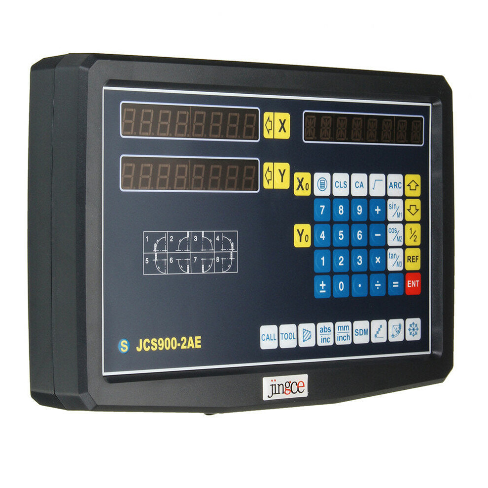 (2Ae) 2/3 Axis Grating Digital Milling Readout Electronic Scale Lathe Linear Machine Or 3 Linear Scale 9078193490541