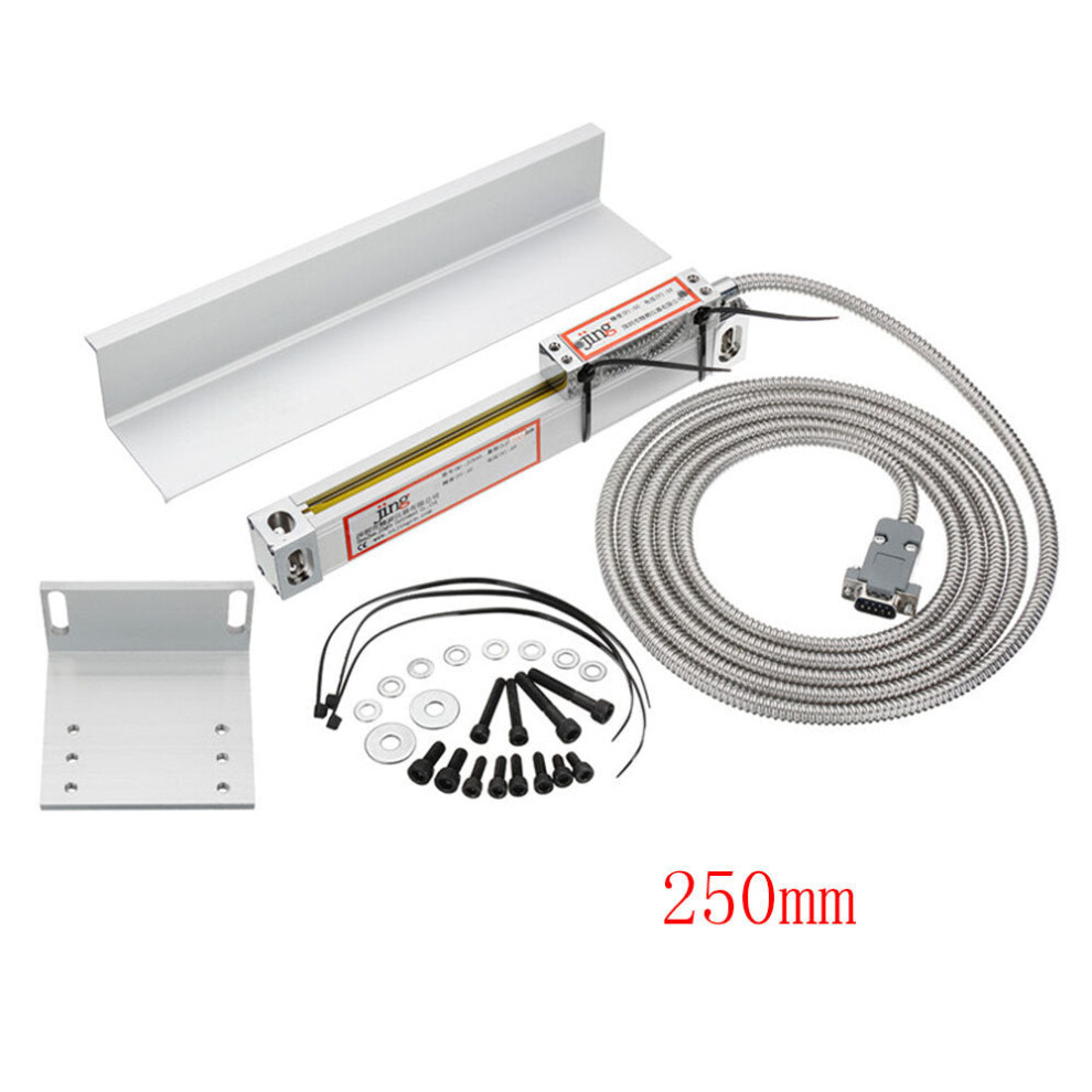 (250Mm) 2/3 Axis Grating Digital Milling Readout Electronic Scale Lathe Linear Machine Or 3 Linear Scale 9078193490572