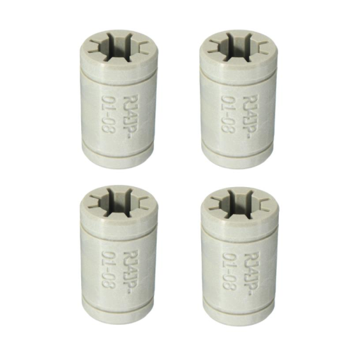 4pcs Grey LM8UU Solid Polymer Linear Bearing For CNC Tool