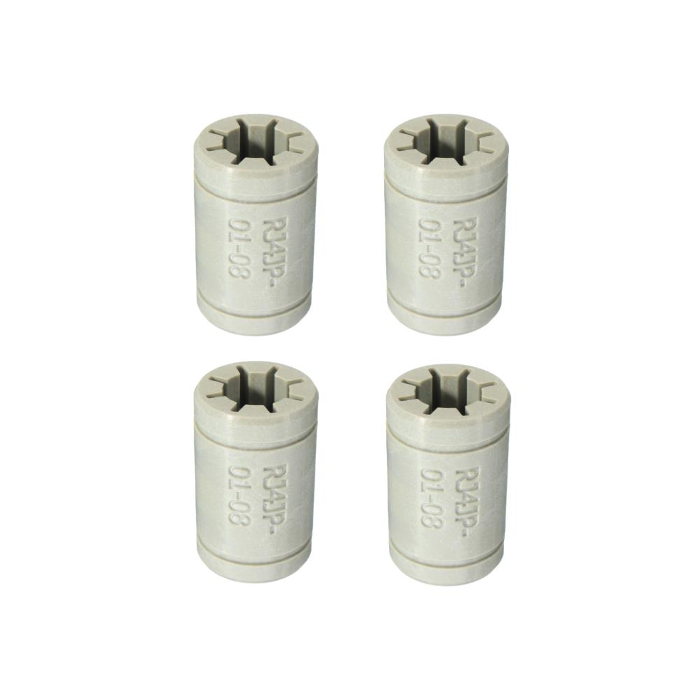 4pcs Grey LM8UU Solid Polymer Linear Bearing For CNC Tool