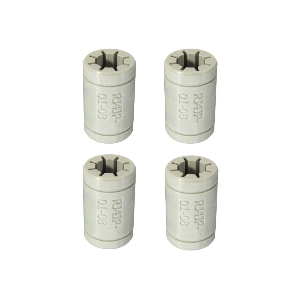 4Pcs Grey Lm8uu Solid Polymer Linear Bearing For Cnc Tool 9078193535099