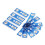 48Pcs/Set Four Colors Plastic Board Bio Slices Children's Microscope Accessories 10