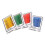 48Pcs/Set Four Colors Plastic Board Bio Slices Children's Microscope Accessories 3