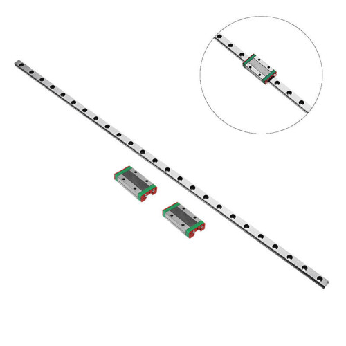 550mm MGN9 Linear Guide with 2pcs MGN9H Linear Rail Block CNC Tool 1