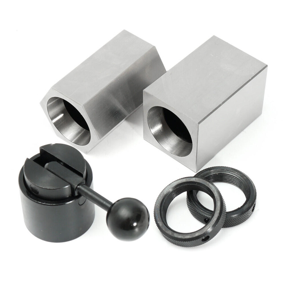 5C Collet Block Chuck Set Square Hex Collecy Closer Holder Lathe Tools Kit 9078193485424