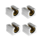4pcs Solid Polymer SBR20UU 20mm Open Block Linear Bearing Slide CNC Router Linear Slide 1