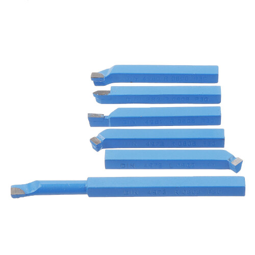 (8mm) 6Pcs Welding CNC Lathe Cutting Tool 8mm/10mm/12mm Carbide Turning Tool Set 2