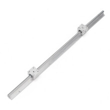 700mm Cylindrical Linear Rail Shaft with 2pcs SBR12UU Linear Block